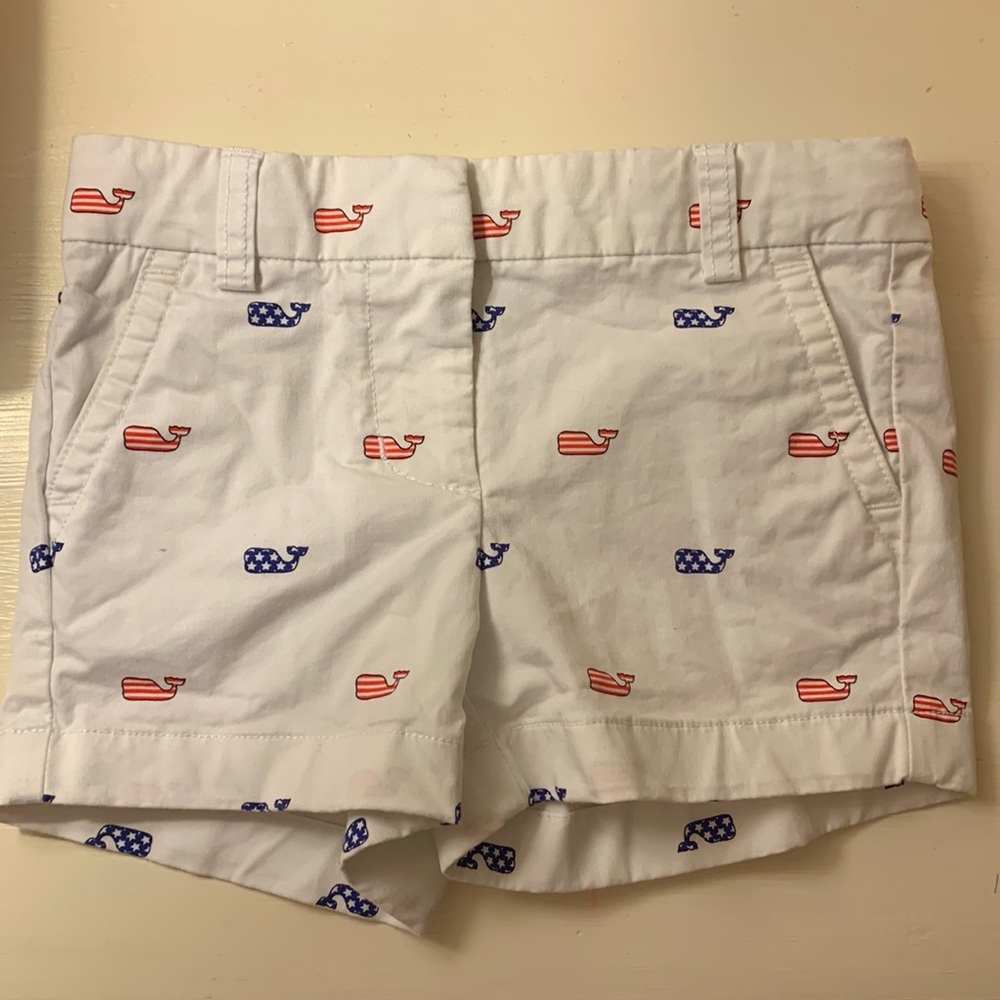 Vineyard Vines Girls 4T Flag Shorts